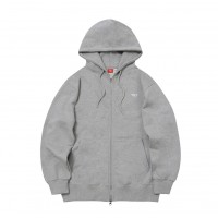 T1 Logo Zip-Up Hoodie - Grey